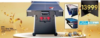 Makro GNM 3-in-1 Game Table offer