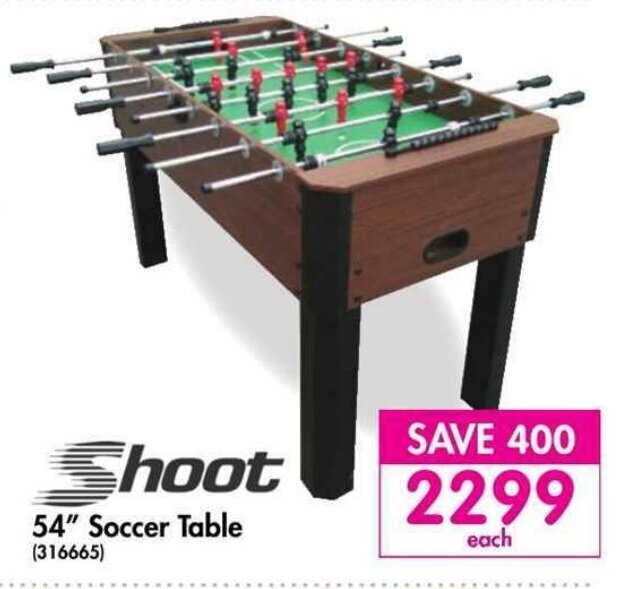 Shoot 54" Soccer Table offer at Makro