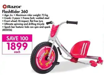 Makro Razor FlashRider 360 73kg offer