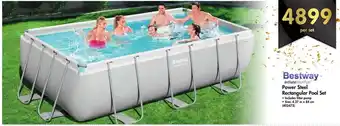 Makro Bestway Power Steel Rectangular Pool Set 4.27m x 84cm offer