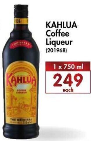 Kahlua Coffee Liqueur 750ml