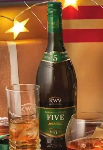 Makro’s liquor 5 YO Brandy with 2 Glasses 750ml offer