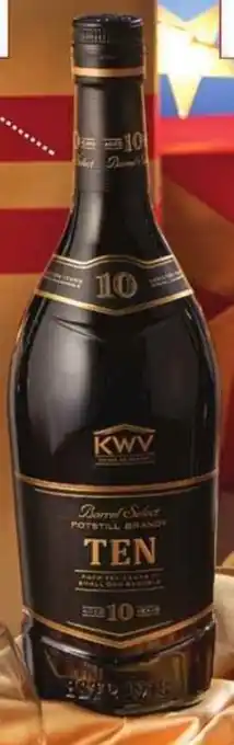 10 YO Brandy with 2 Glasses 750ml