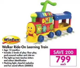 Winfun Walker Ride-On Learning Train