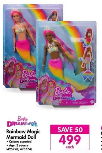 Makro Rainbow Magic Mermaid Doll offer