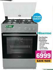 Game Hisense Free Standing Gas Cooker HC63112AXZA offer