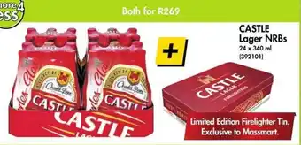 Makro’s liquor Castle Lager NRBs 24x340ml offer
