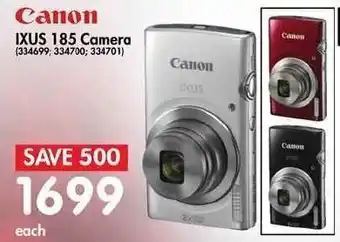 Makro Canon IXUS 185 Camera offer
