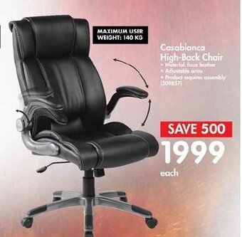 Makro Casablanca High-Back Chair offer