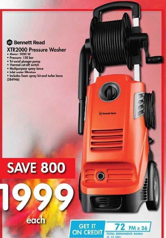 Read Pressure Washer XTR2000 offer at Makro
