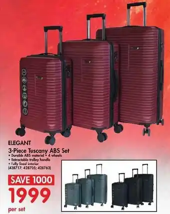 Makro Elegant 3-Piece Tuscany ABS Set offer