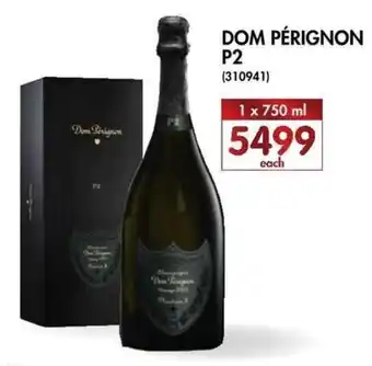 Makro’s liquor Dom Pérignon P2 750ml offer
