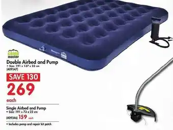 Makro Double Airbed and Pump offer