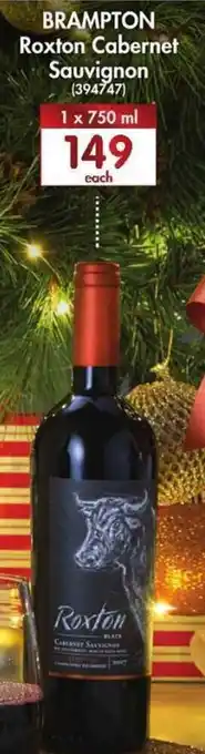 Makro’s liquor Brampton Roxton Cabernet Sauvignon 1 x 750ml offer