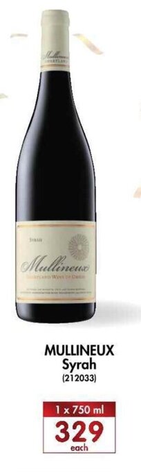 Mullineux Syrah 1 x 750ml