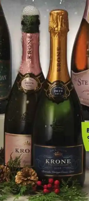 Makro’s liquor Krone Borealis Brut or Rosé 750ml offer