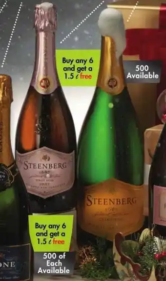 Steenberg 1682 Brut Pinot Noir or Brut Chardonnay 750ml
