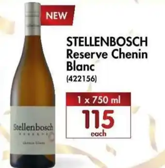 Stellenbosch Reserve Chenin Blanc 1x750ml