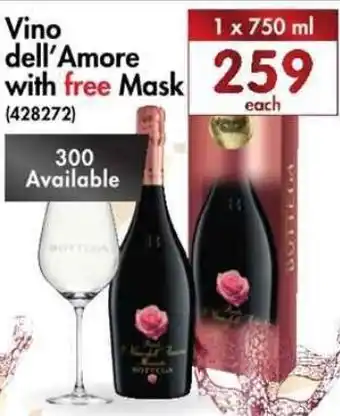 Vino Dell' Amore with free Mask 1x750ml