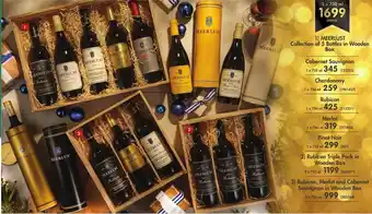 Makro’s liquor Meerlust Collection of 5 Bottles in Wooden Box 5x750ml offer