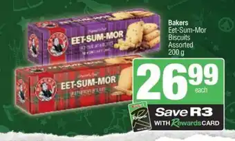 Spar Bakers Eet-Sum-Mor Biscuits Assorted offer