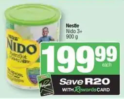 Spar Nestle Nido 3+ offer