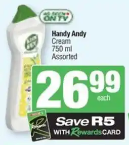 Spar Handy Andy Cream Assorted offer