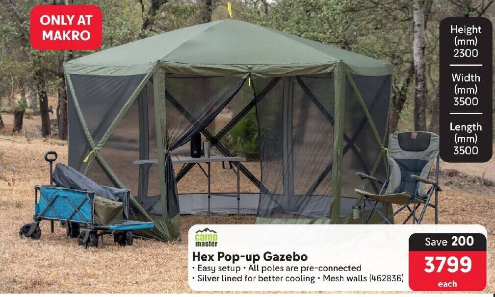 Pop up tent makro hotsell