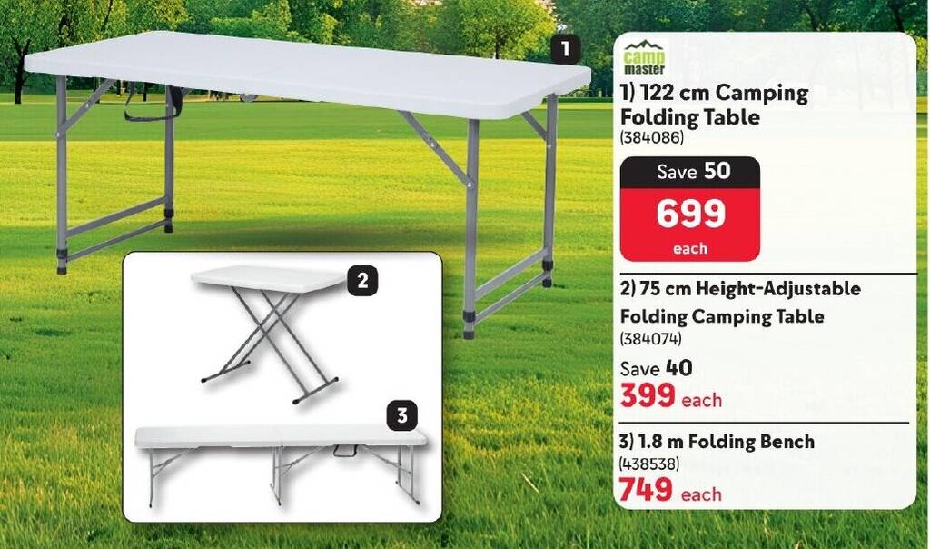 122 cm Camping Folding Table