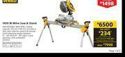 Builders Warehouse Dewalt 1650W Mitre Saw & Stand offer
