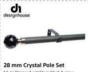 Builders Warehouse Design House 28mm Crystal Pole Set 1.5m offer