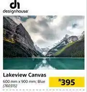 Builders Warehouse Design House Lakeview Canvas (Blue)-600mm x 900mm offer