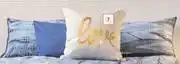 Builders Warehouse DH Gold Foil Love Cushion (White)-500mm x 500mm offer