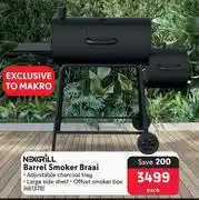 Makro Nexgrill Barrel Smoker Braai offer