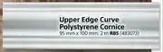 Builders Warehouse Upper Edge Curve Polystyrene Cornice 2m-95mm x 100mm offer