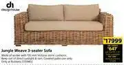 Builders Warehouse Design House Jungle Weave 3 Seater Sofa offer