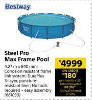 Builders Warehouse Bestway Steel Pro Max Frame Pool-4.27m x 840mm offer