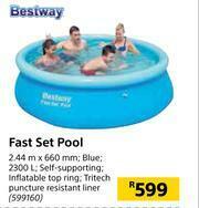 Builders Warehouse Bestway Fast Set Pool-2.44m x 660mm offer