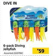 Builders Warehouse Dive In 6 Pack Diving Jellyfish Assorted offer