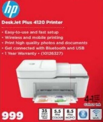 HiFi Corp HP Deskjet Plus 4120 Printer offer