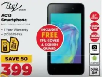 HiFi Corp Itel AC13 Smartphone offer