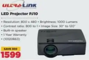 HiFi Corp Ultra Link LED Projector PJ10 offer