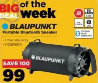 HiFi Corp Blaupunkt Portable Bluetooth Speaker offer