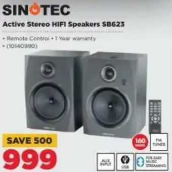 HiFi Corp Sinotec Active Stereo HIFI Speakers SB623 offer