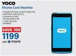 Incredible Connection YOCO Khumo Card Machine offer