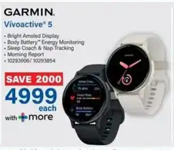 Incredible Connection GARMIN Vivoactive 5 offer