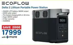 Incredible Connection ECOFLOW Delta 2 Lithium Portable Power Station offer