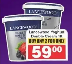 Frontline Lancewood Yoghurt Double Cream offer