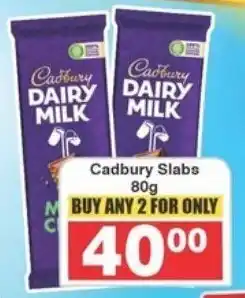 Frontline Cadbury Slabs offer