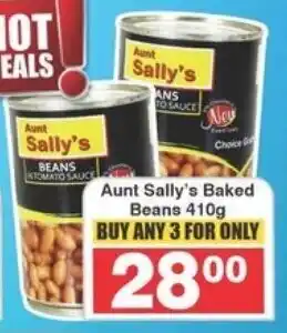 Frontline Aunt Sally's Baked Beans offer